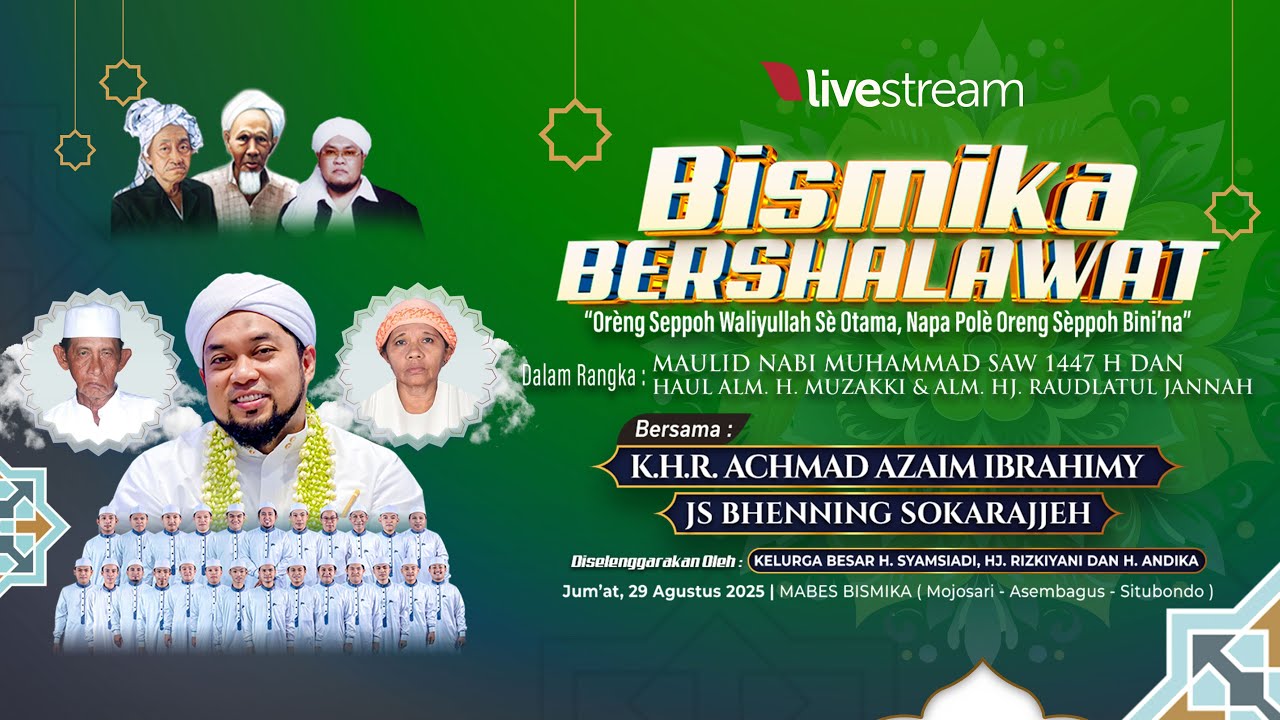 🔴 LIVE | BISMIKA BERSHOLAWAT  || JS. BHENNING SOKARAJJEH | MOJOSARI SITUBONDO 2025