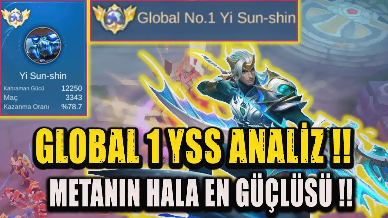 GLOBAL 1 YSS ANALİZ ! JUNGLE METASININ HALA EN G&Uuml;&Ccedil;L&Uuml; VE BABASI ! (KESİN OYNA ! ) - MOBİLE LEGENDS