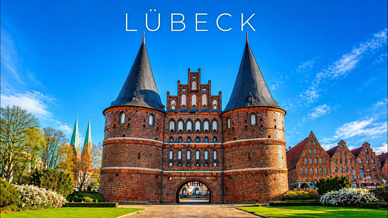 LÜBECK — UNESCO Old Town Walk (Silent Walk 4K)