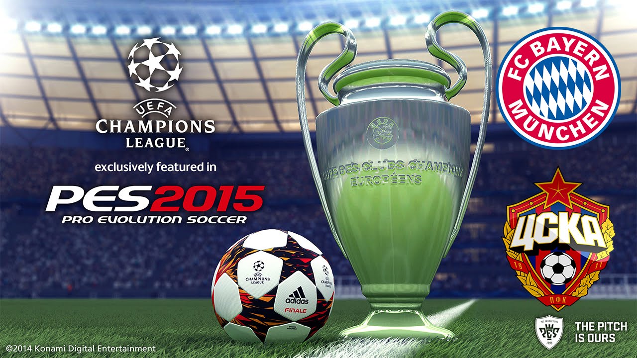 PES 2015 UEFA Champions League FC Bayern Munchen vs PFC CSKA Moscow Group stage 1