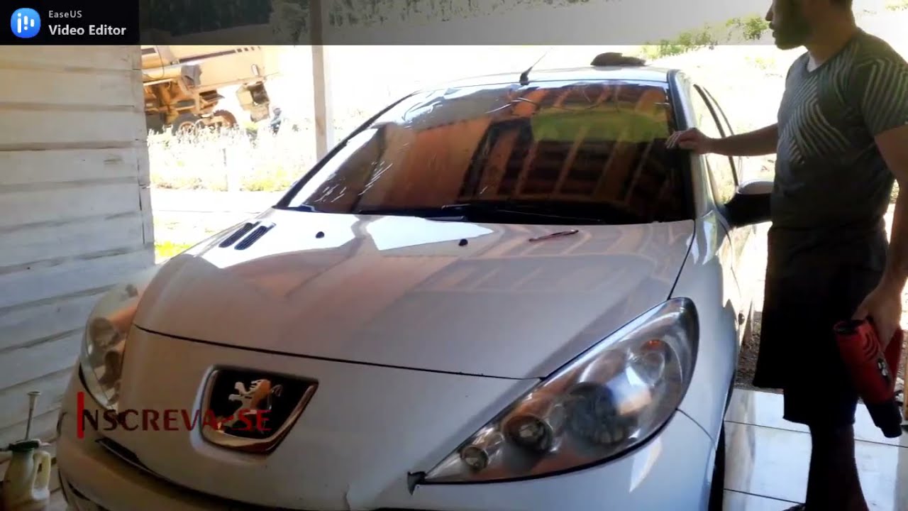 APLICAÇÃO DE INSULFILM, PEUGEOT 207. AULA com MACETES, Limpeza,Corte,Moldagem e Aplicação PT1