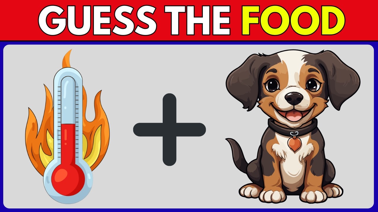Can You Guess The Food By Emoji?  Food Emoji Quiz 🍔🍕