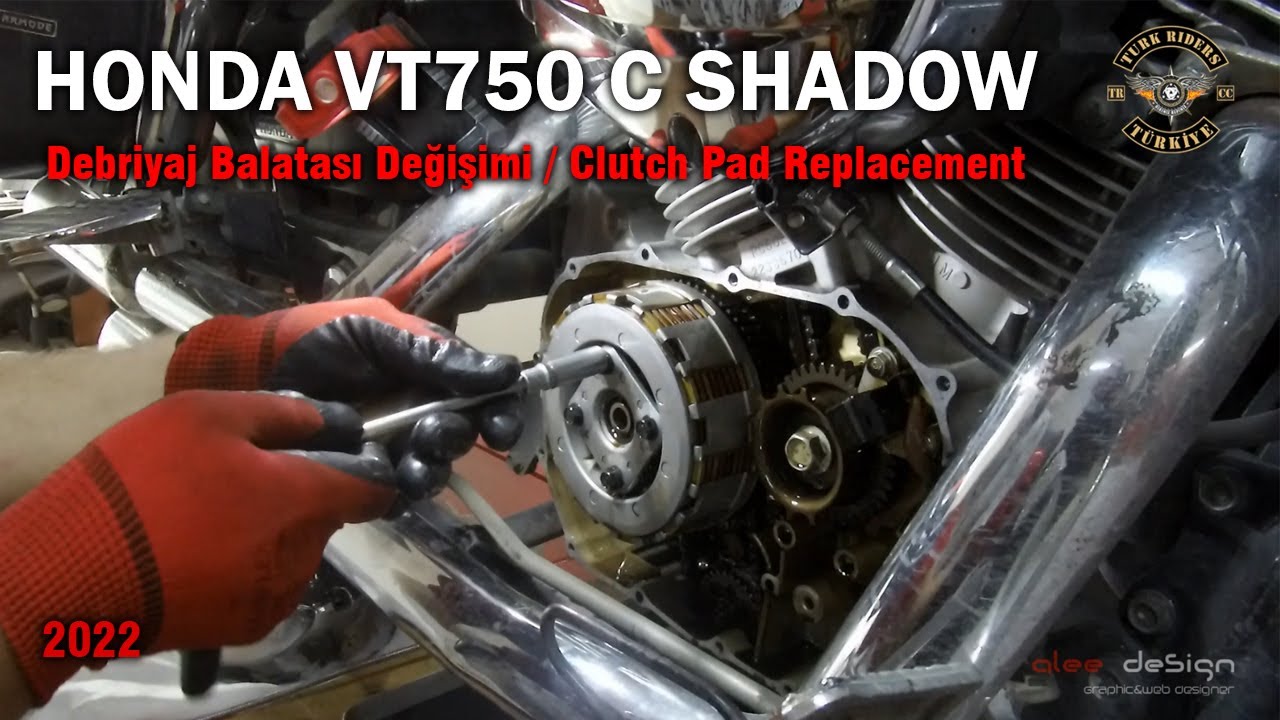 Honda VT750C Shadow | Debraj Balatası Değişimi ve Bakımı | Clutch Pad Replacement and Maintenance