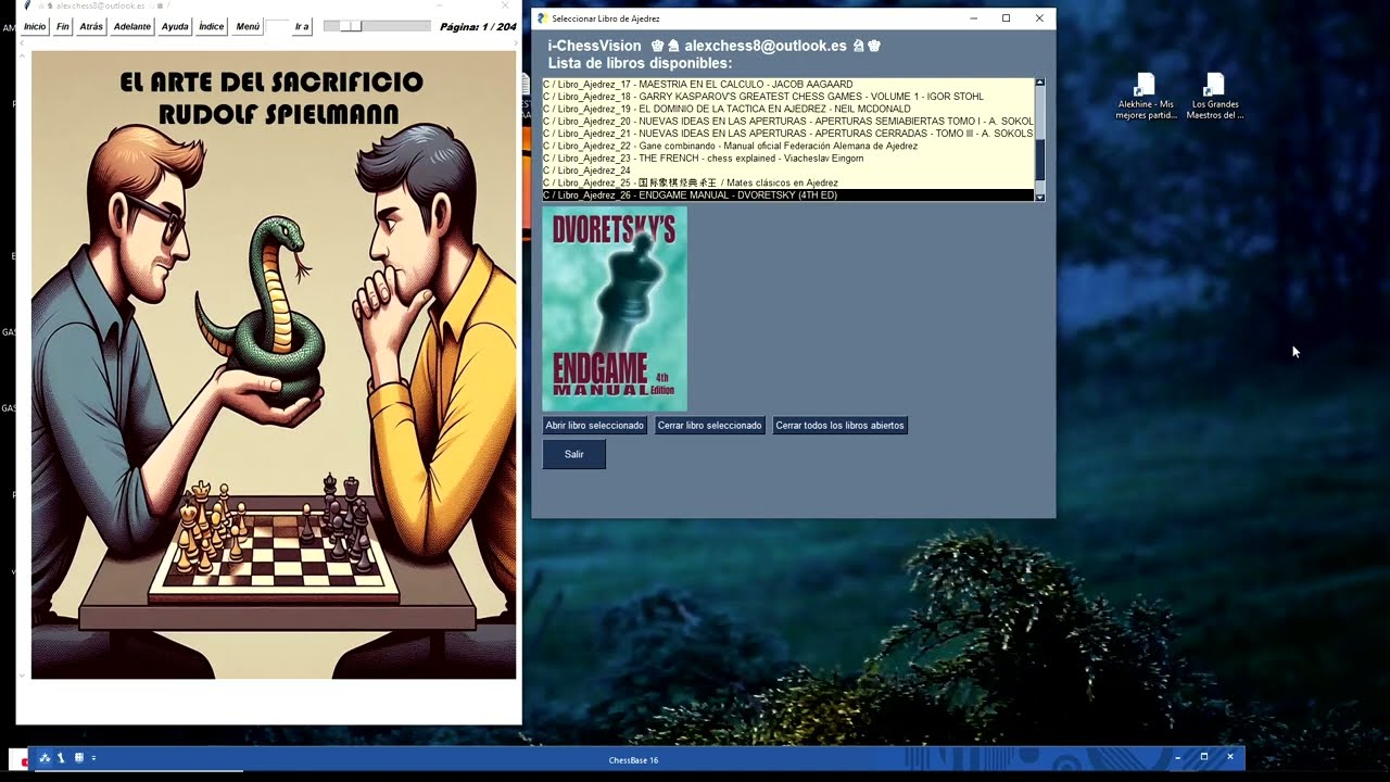 NUEVO MEJOR VISOR DE AJEDREZ, de pdf a Chessbase en un click: NOVEDADES Y EVOLUCIÓN NATURAL