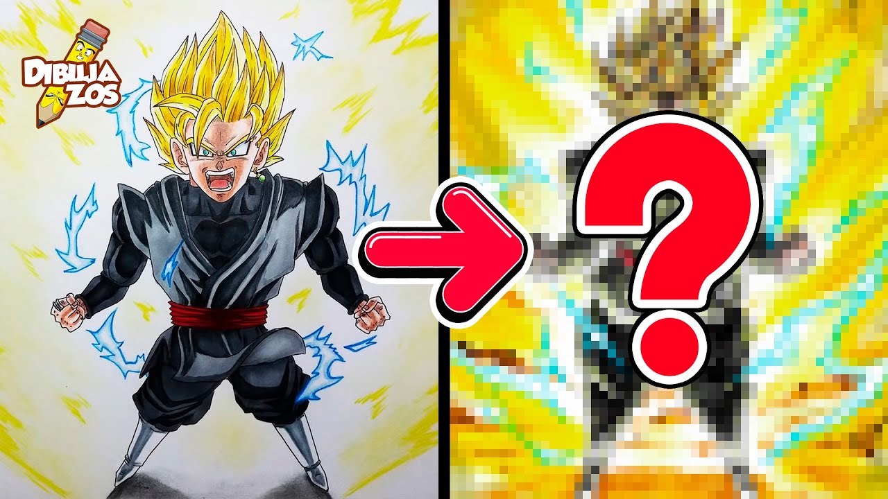 ¿MEJORÉ MI PEOR DIBUJO? 😰 | REDIBUJANDO A MI BLACK GOKU SSJ2