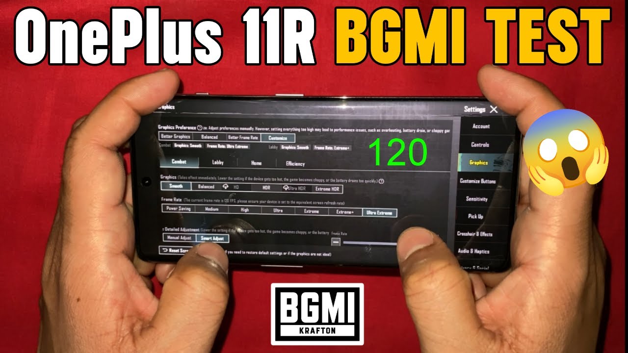 Тест OnePlus 11R BGMI 120 FPS | OnePlus 11R BGMI 120 FPS НЕ РАБОТАЕТ | Тест OnePlus 11R BGMI