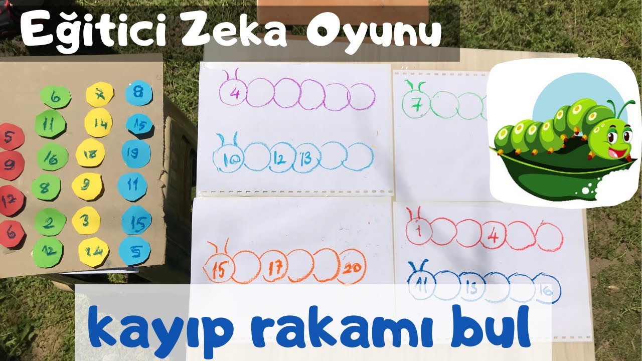 Eğitici Zeka Oyunu | Kayıp Rakamı Bul | Matematik Etkinlikleri | Okul Öncesi Etkinlik