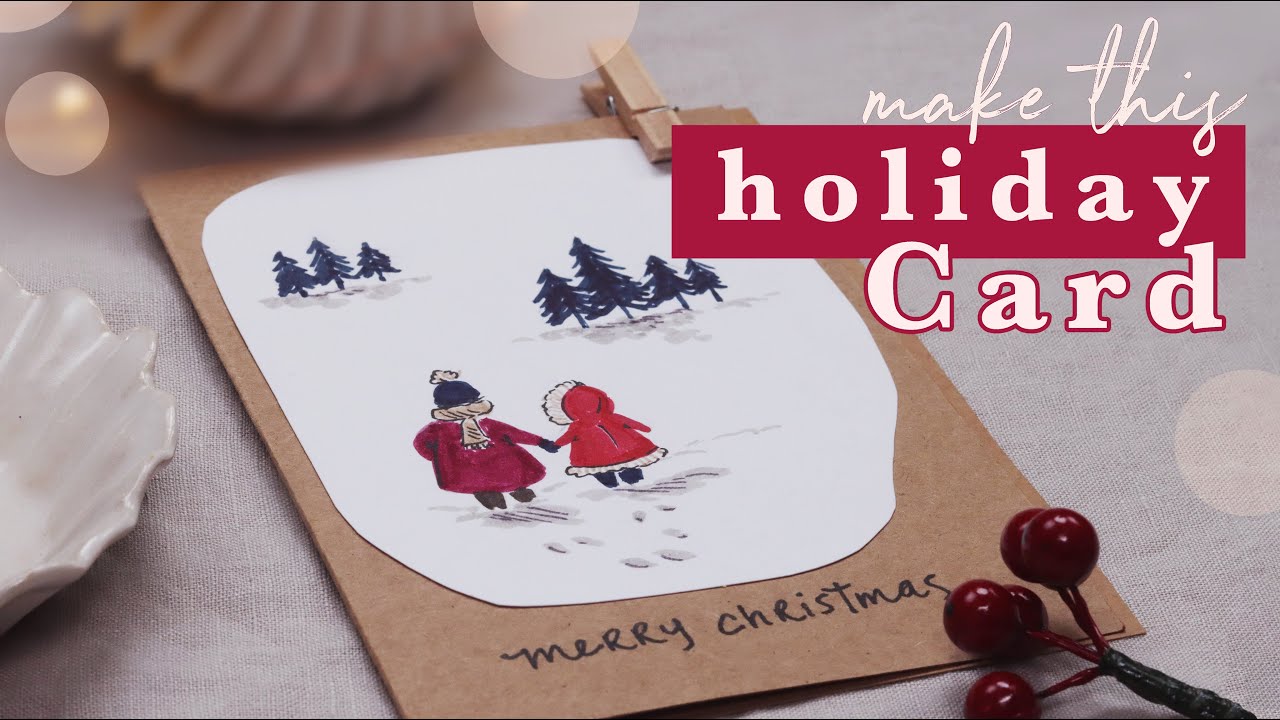 Doodle Art Holiday Card | Mini Winter Wonderland 2022