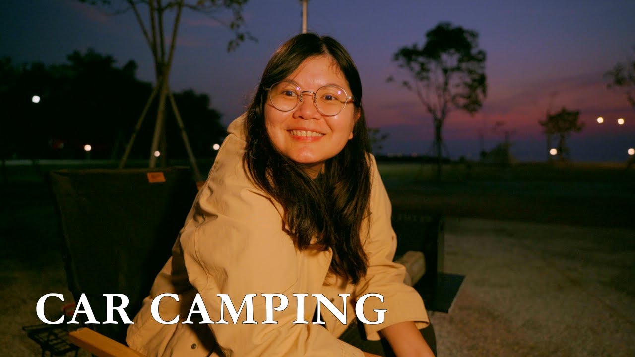 SOLO CAR CAMPING นอนในรถริมทะเล Bangpra Sunset Camp ชลบุรี | Its me Maan