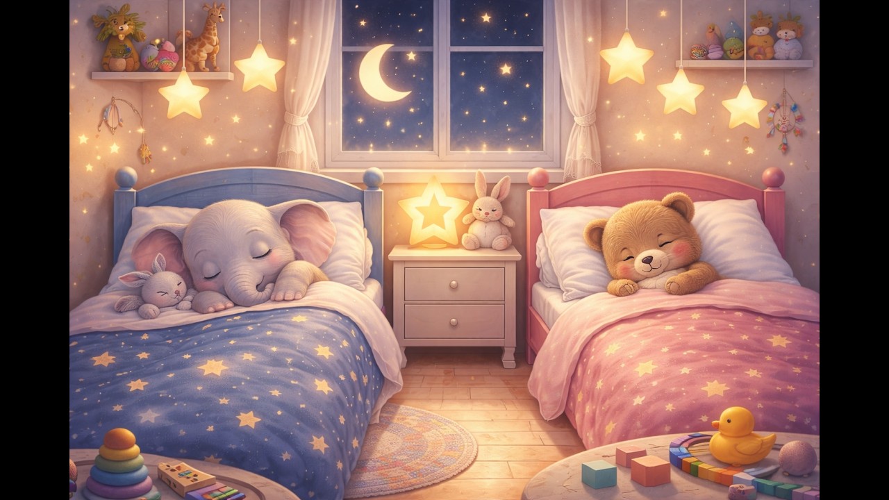 Lullaby for Our Little Angel - for Baby Kyle  - v4 - Ocean Waves & Tranquil Beach Ambience