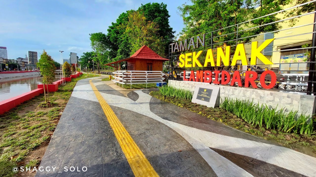 Walking Palembang: TAMAN FESTIVAL SEKANAK LAMBIDARO | Rusun PIM