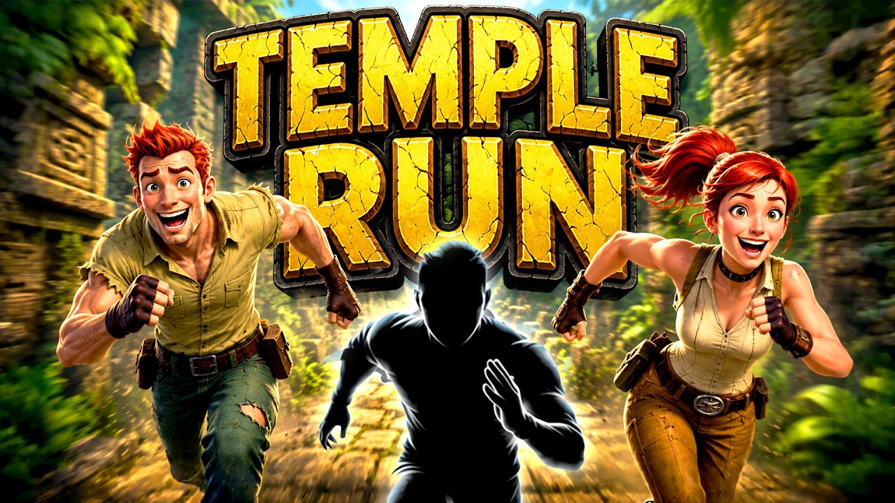 4K TEMPLE RUN | ВЕСЕЛАЯ ВЕРСИЯ | Интерактивная разминка с эффектом погружения | ПОЛНАЯ ВЕРСИЯ #66