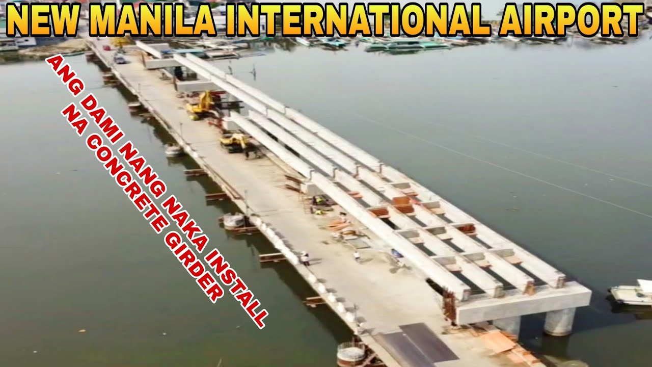 ANG DAMI NANG NAKA INSTALL NA CONCRETE GIRDER/NEW MANILA INTERNATIONAL AIRPORT BRGY TALIPTIP BULACAN