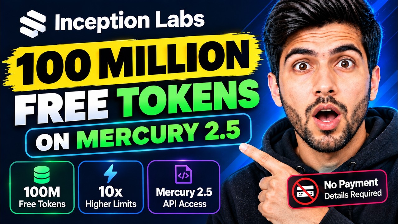100 Million FREE AI Tokens! Inception Labs API (Tested)