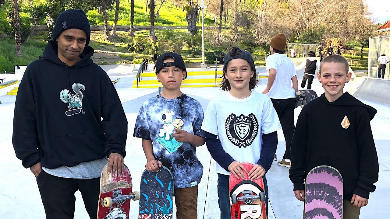 KRISTION, STEVEN AND FRIENDS DESTROY EL SERENO PARK !!! - NKA VIDS -