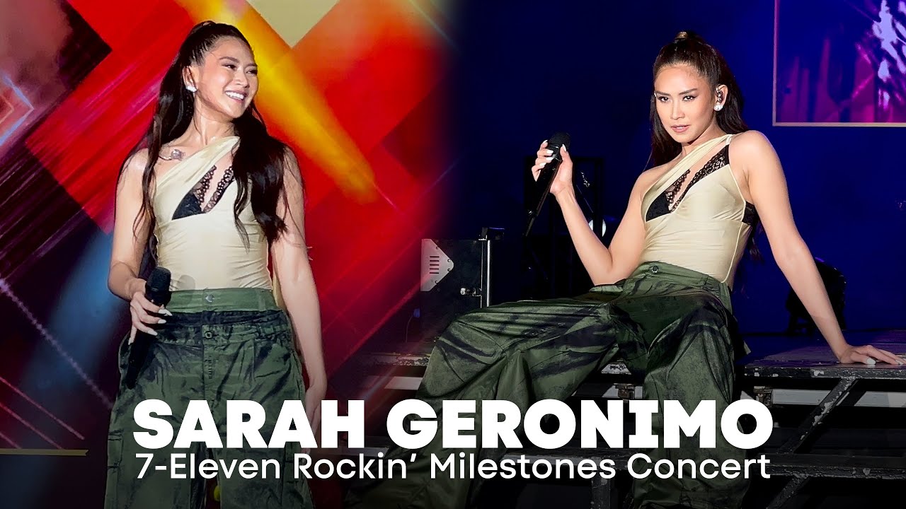 ‘Kilometro’, ‘Dati-Dati’, ‘Alam’, ‘Tala’ | 7-Eleven Rockin’ Milestones Concert | Sarah Geronimo