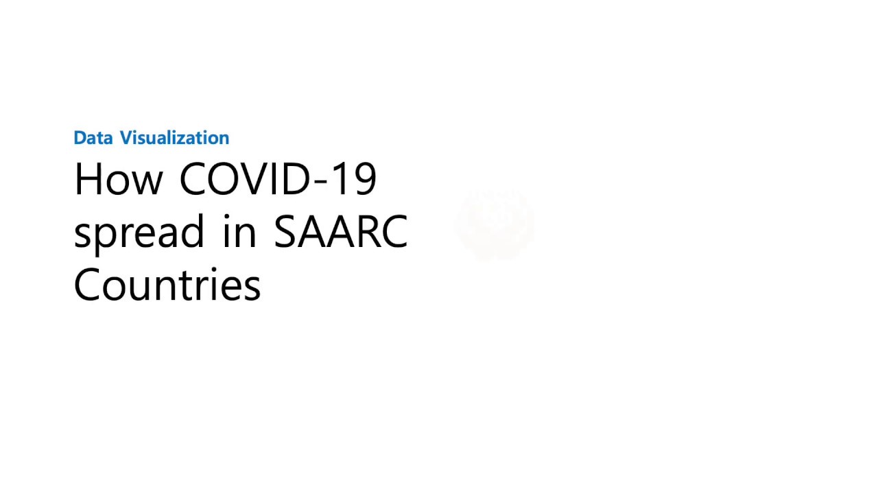 [updated] How Covid-19 Spread in SAARC Countries