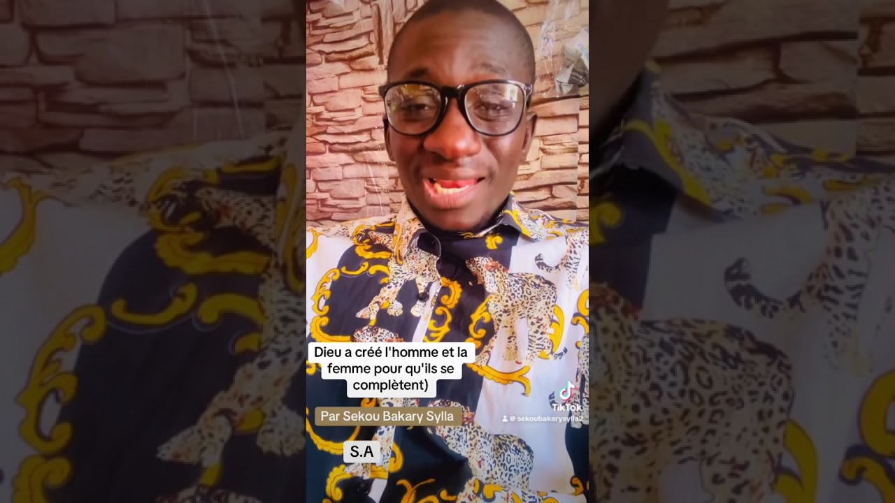 Dis à créer l’homme et la femme pour que sont complètent par Sekou Bakary Sylla 