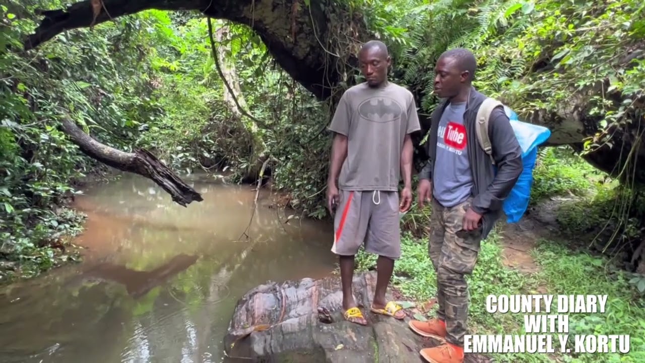UNBELIEVABLE THEY DRINK THIS WATER IN RIVERGEE COUNTY LIBERIA WEST AFRICA