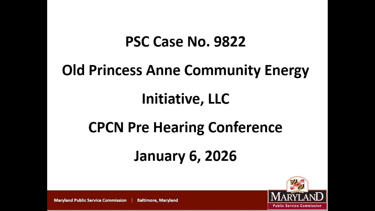 9822-Old Princess Anne Community Energy Initiative, LLC