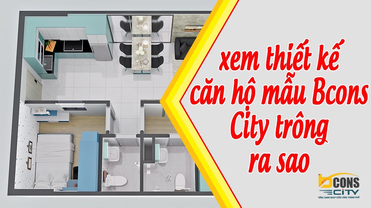 Nh&agrave; Mẫu Bcons City - Th&aacute;p Green Topaz