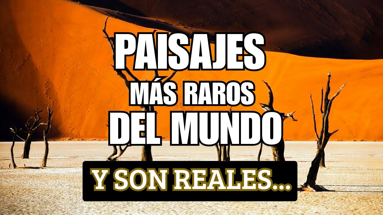 20 Paisajes más extraños del mundo I Lugares que no parecen de la Tierra (Documental)