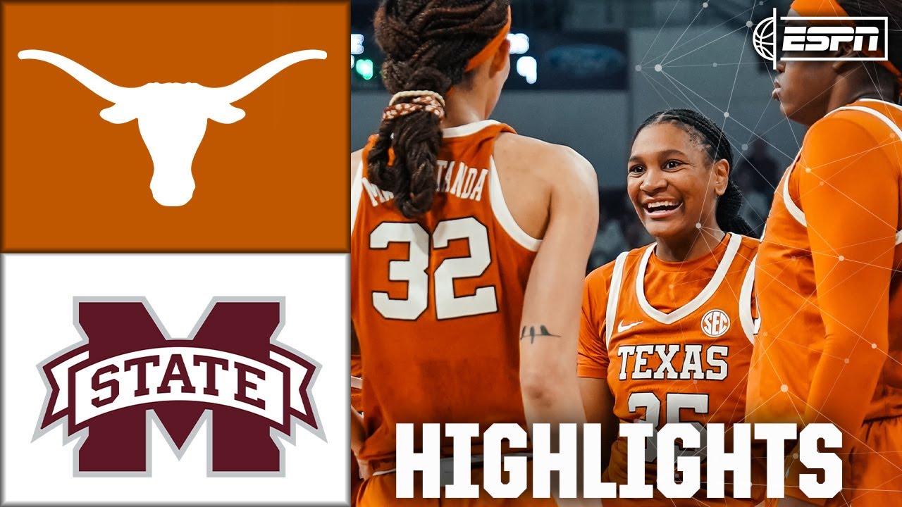 SEC BATTLE 🍿 Texas Longhorns vs. Mississippi State Bulldogs | Full Game Highlights | ESPN CBB