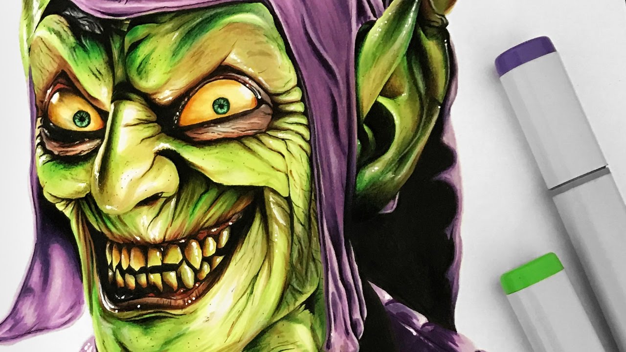 Drawing Green Goblin