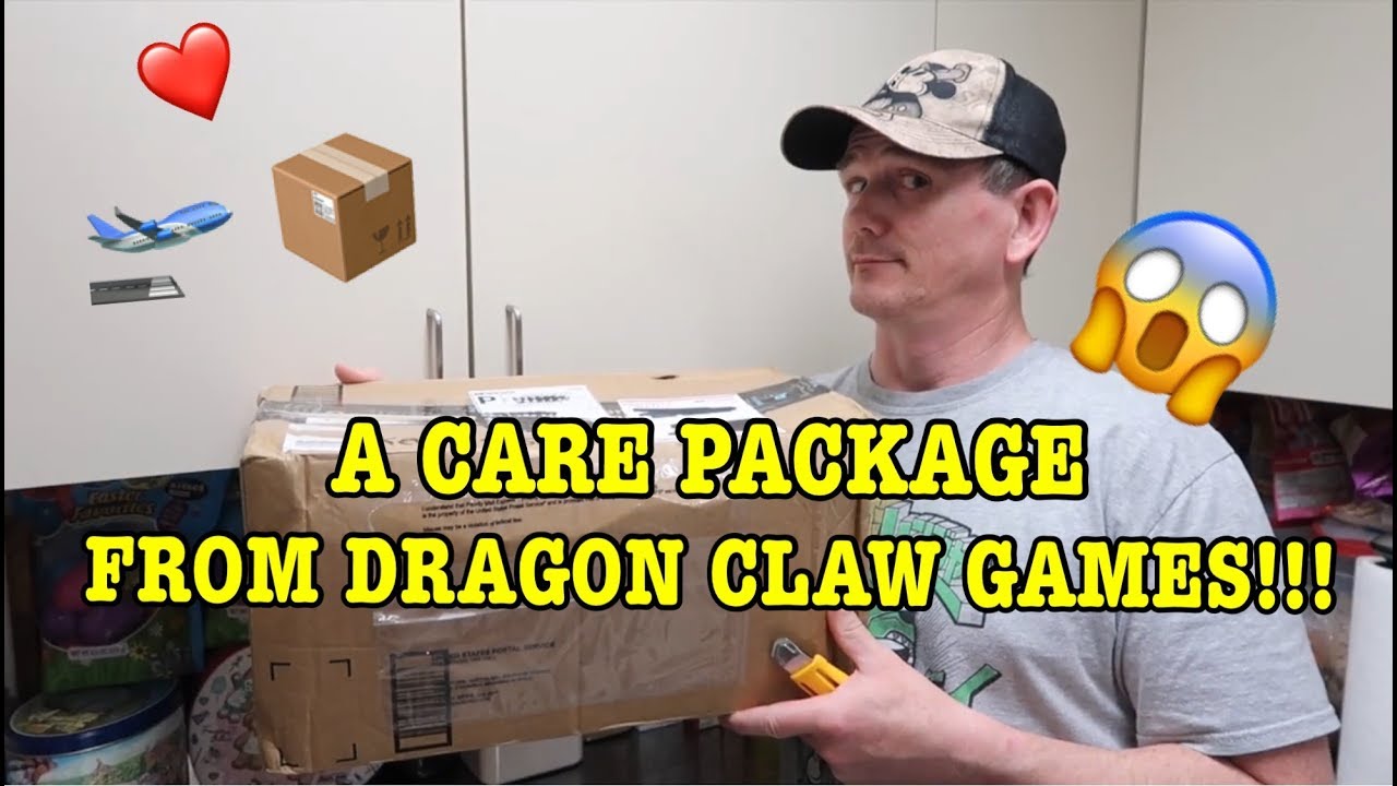 A CARE PACKAGE FROM DRAGON CLAW GAMES!!!