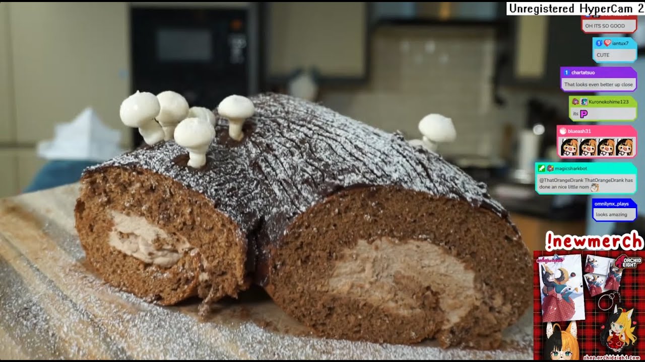 cake makes a Yule Log (5/12/25)