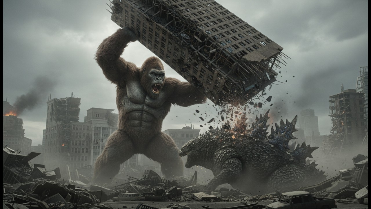 King Kong vs Godzilla &ndash; The Most Brutal Monster Fight Ever! 🦍🔥