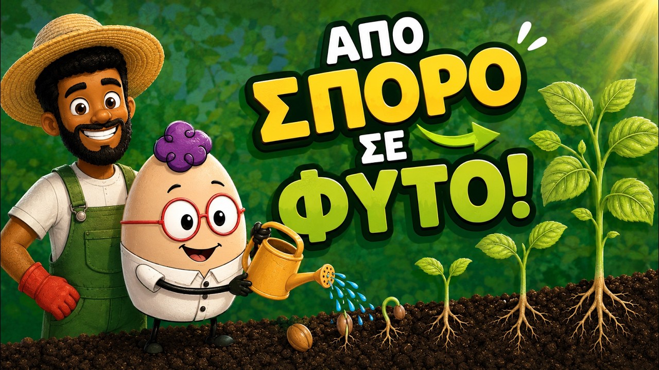 Ο κύκλος ζωής των φυτών |  Από τον σπόρο στο φυτό | Φωτοσυνθεση για παιδια
