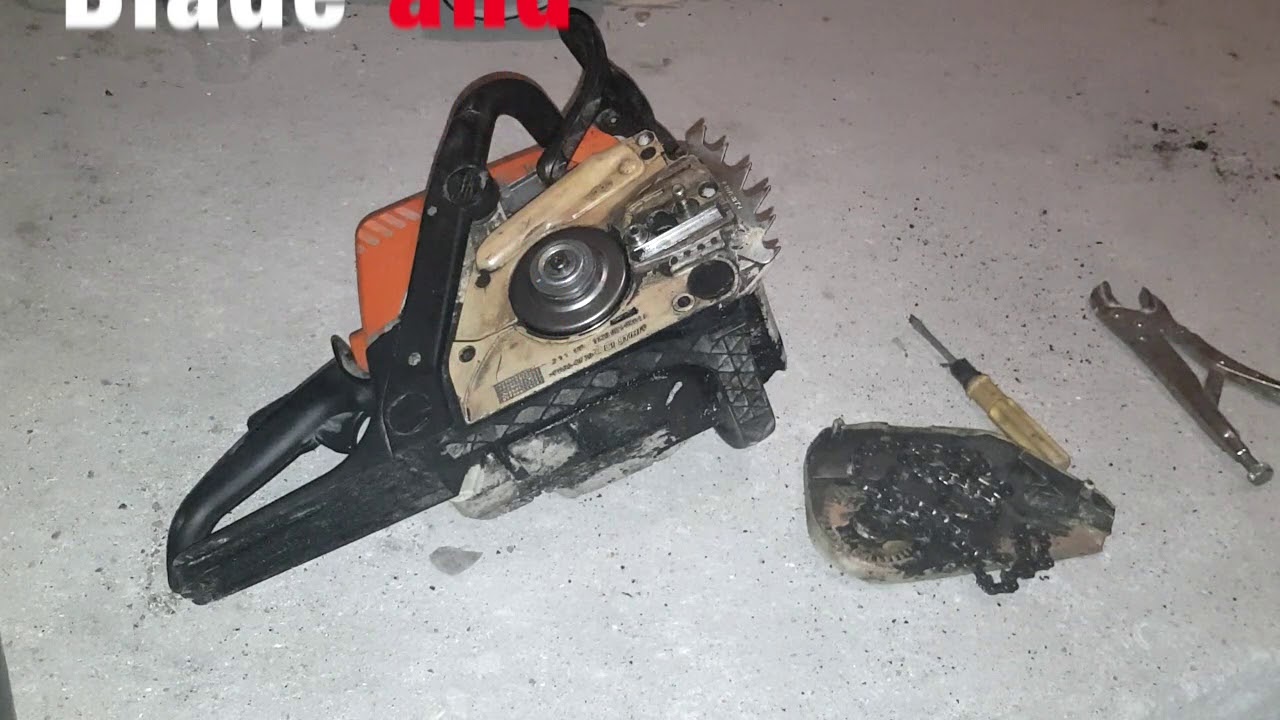 Chainsaw sprocket replacement