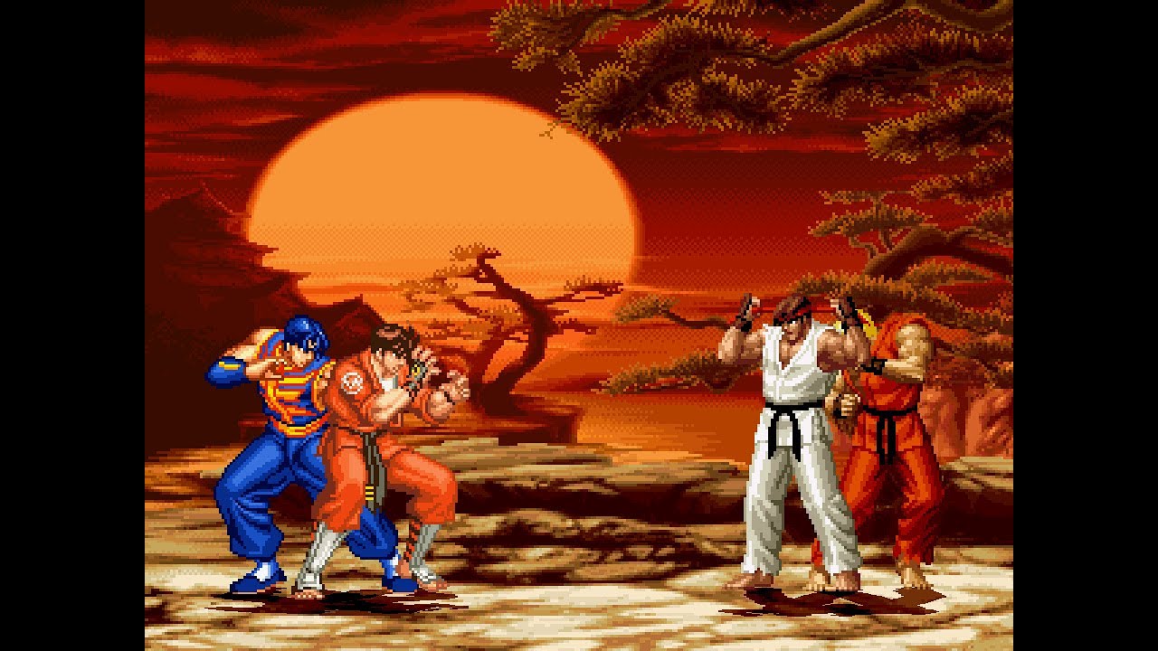Sho Kamui & DaoLong vs Ryu & Ken [Breakers vs Street Fighters]