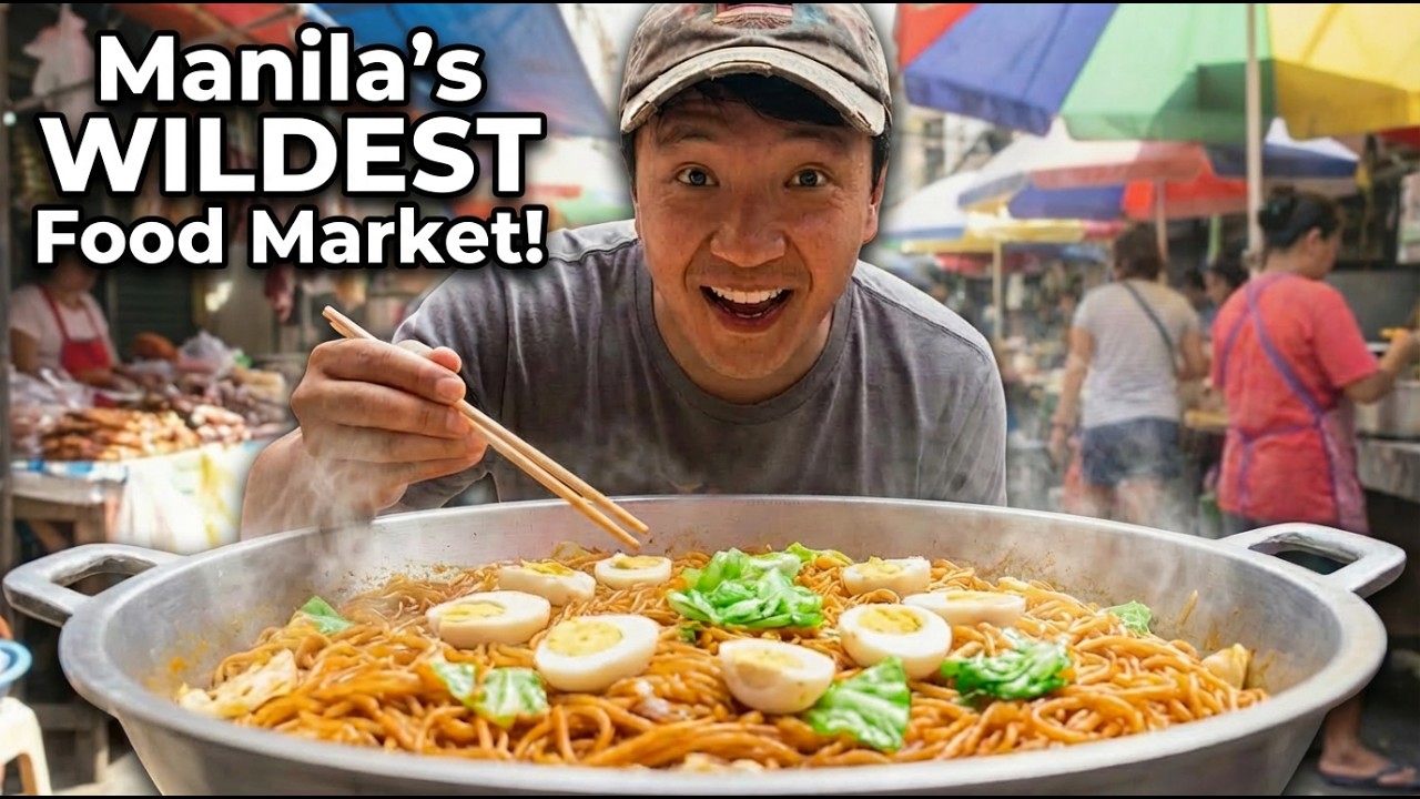 The WILDEST Local STREET FOOD Market in the Philippines! ULTIMATE Filipino Street Food Tour!