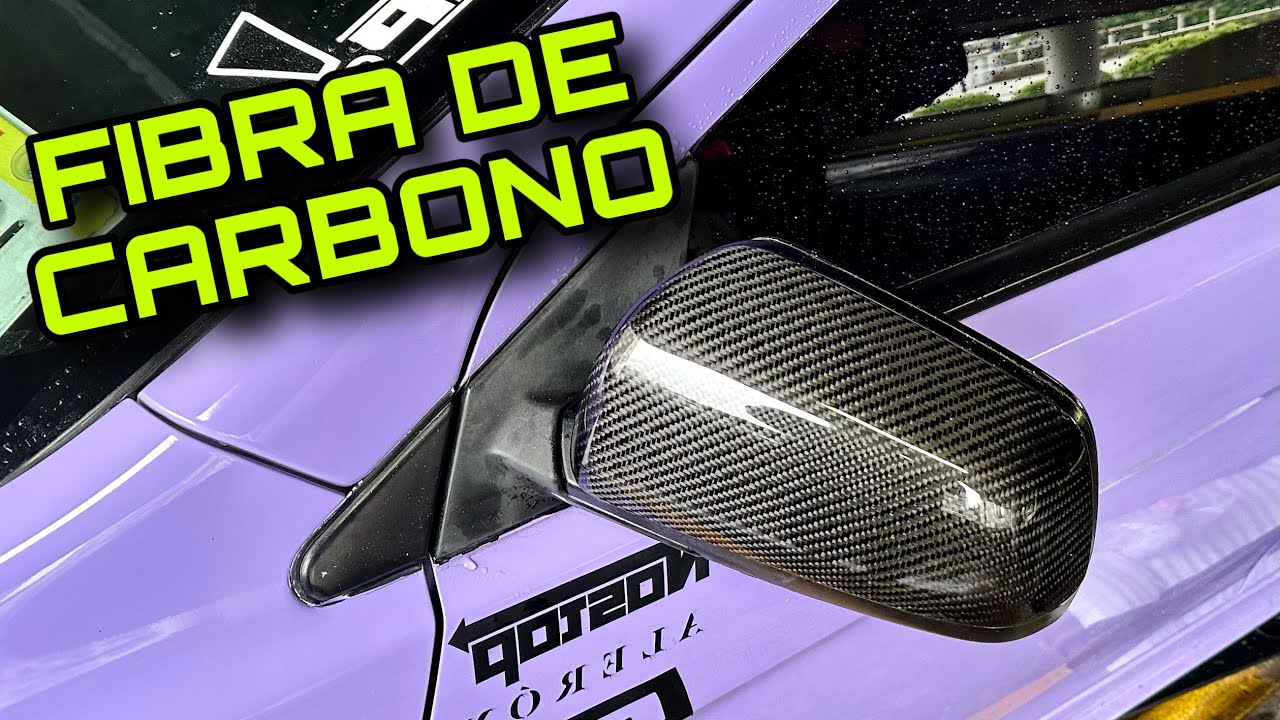 ESPEJOS EN FIBRA DE CARBONO REAL AL LANCER 🔥