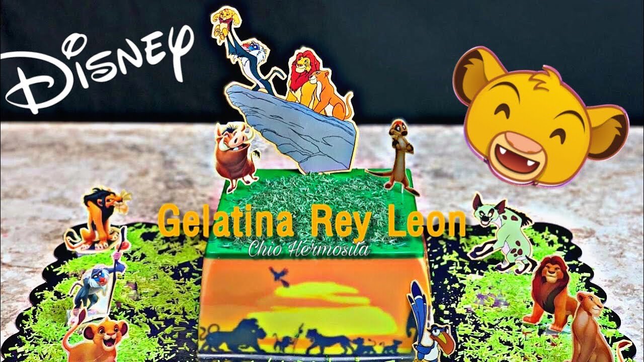 Gelatina del Rey Leon🦁❤ mesa de postres/ fiestas infantiles 🎈