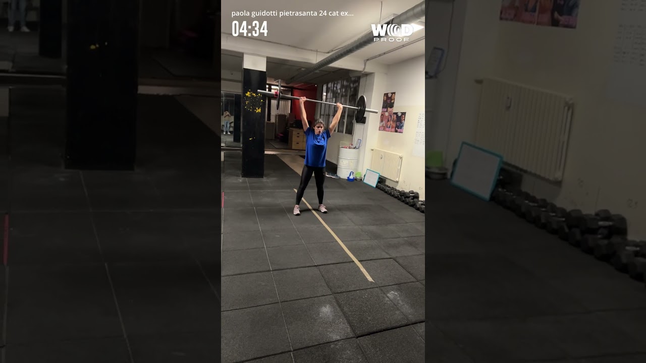 Pietrasanta BTD wod 24.2 cat experience - Paola Guidotti