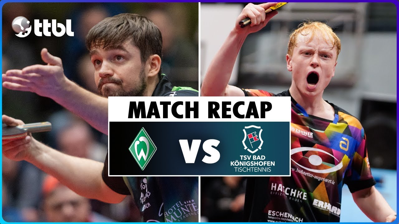BREMEN vs. BAD KÖNIGSHOFEN (Tischtennis Bundesliga Recap) | Matchday 12 | 2025/2026
