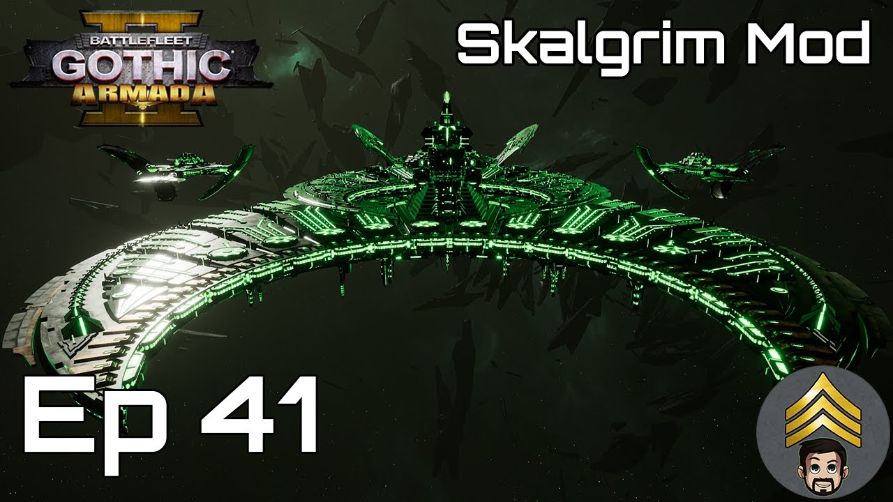 Battlefleet Gothic: Armada 2 (мод Skalgrim) Кампания за некронов на сложном уровне - Эпизод 41 - ...