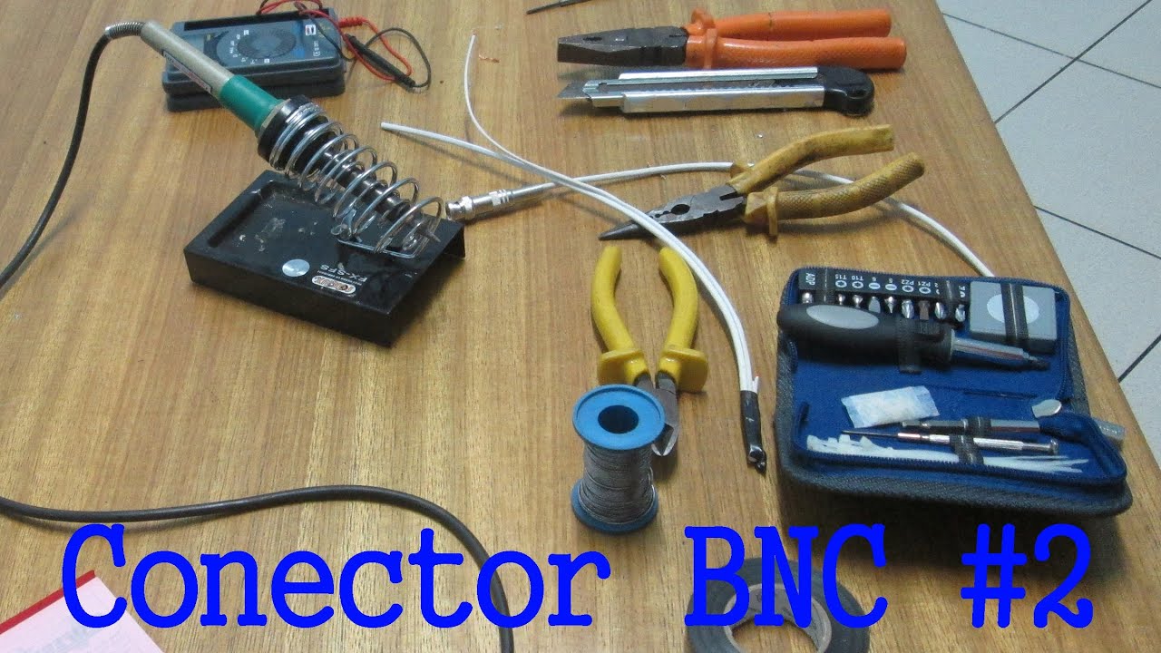 Aprenda a instalar Câmeras de Segurança - Soldando Conector BNC Passo a passo Parte 2