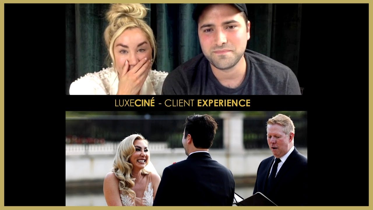 Bride and Groom REACTION To Their Wedding Video For The First Time | Freddie & Alyssa