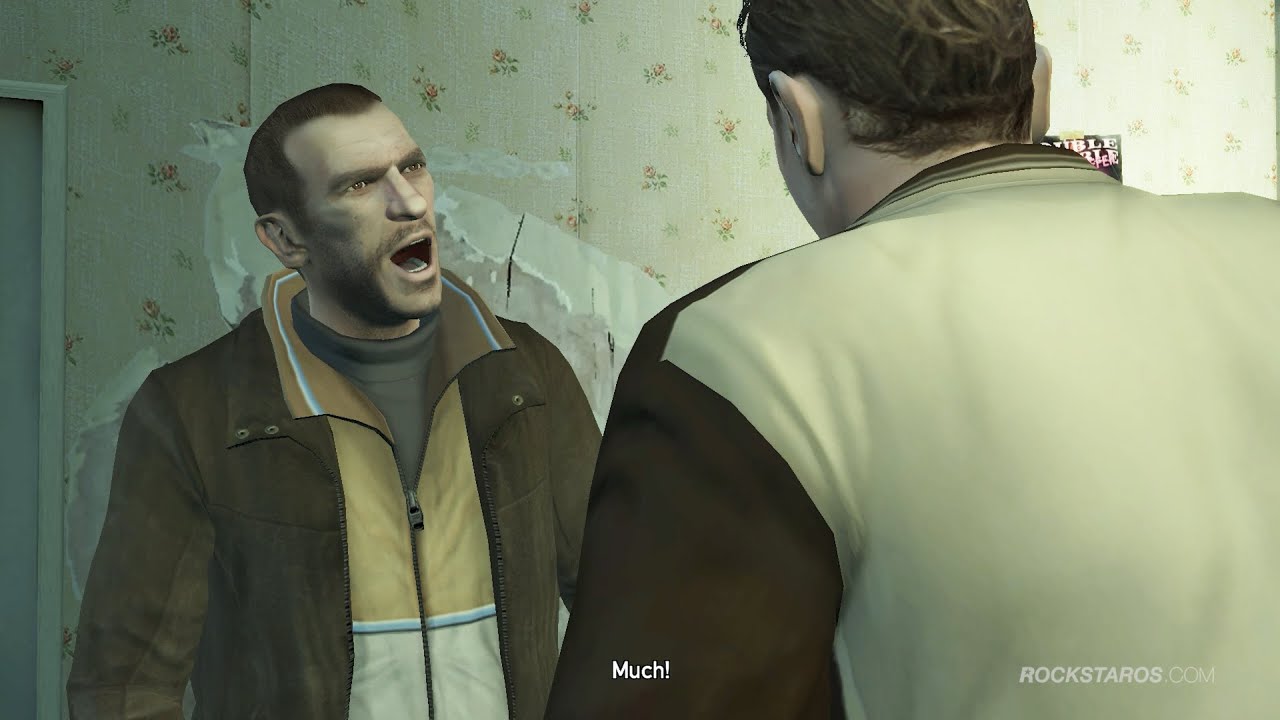 Niko and Roman argue scene &ndash; GTA 4