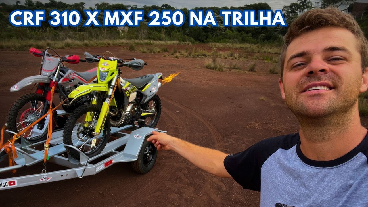 MXF 250 OU CRF 250 PREPARADA QUAL É MELHOR ? TESTANDO AS 2 VEJA ANTES DE COMPRAR