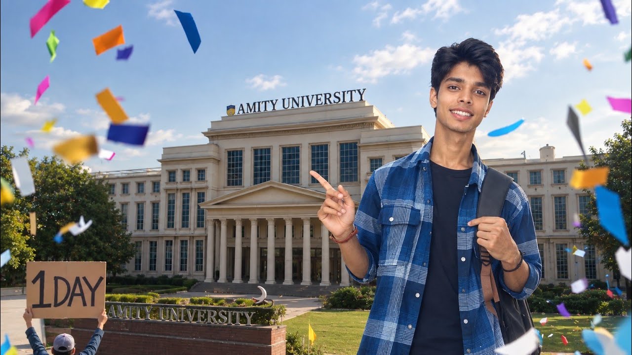 My First Day at Amity University🎓😍|College Vlog😅✨️