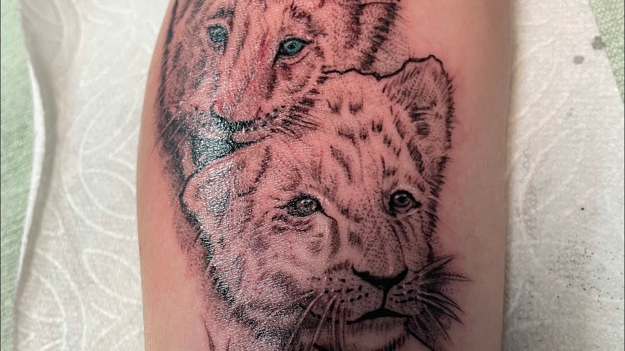 The Lion Cubs brothers tattoo time lapse/ Vegas May 10 2021