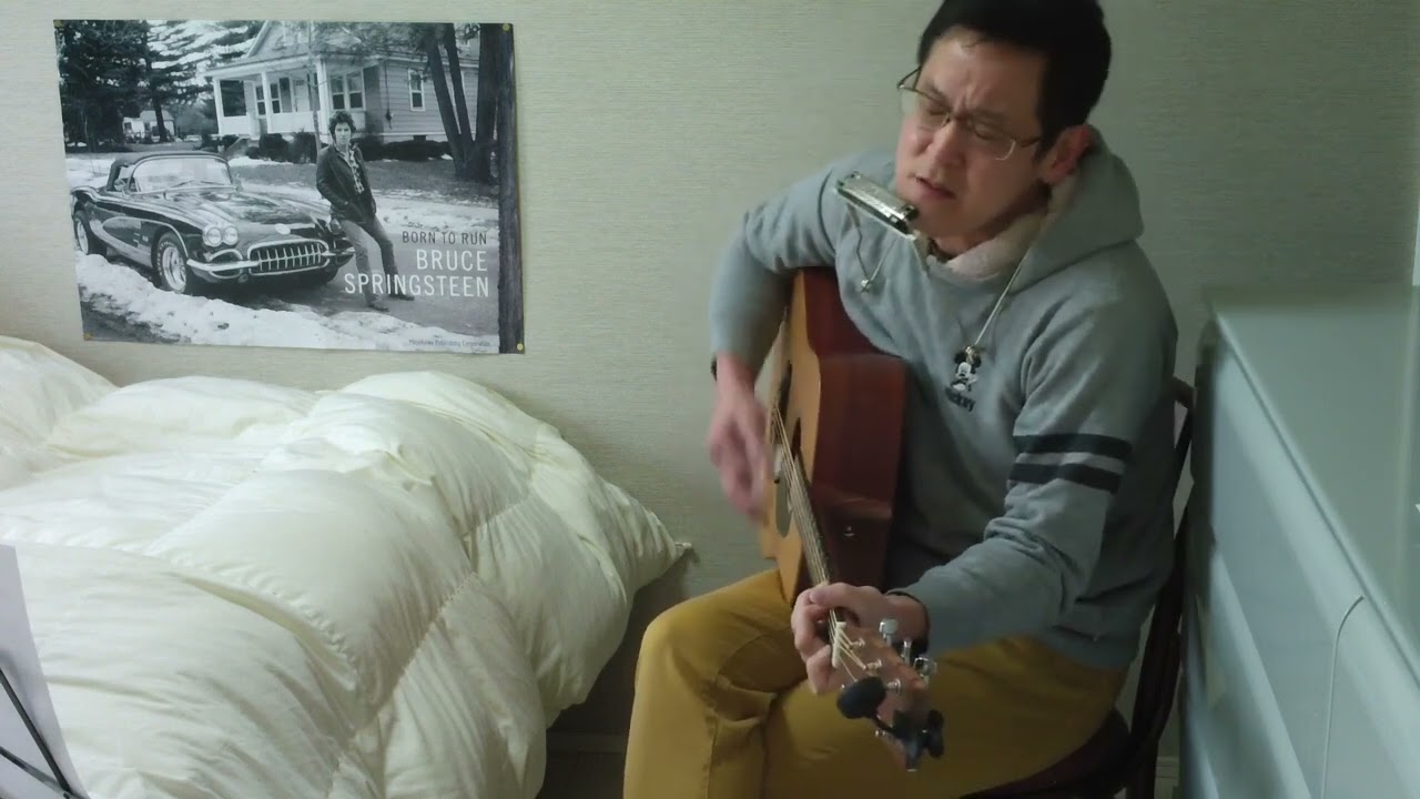 遠くで汽笛を聞きながら /  アリス　弾き語り Cover  ( remix )