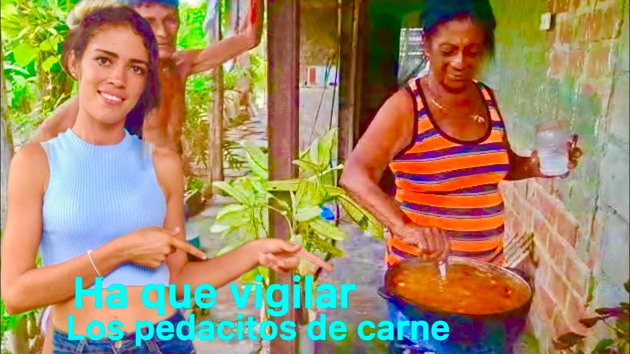 Una libra de CARNE en CUBA se ha Vuelto una  LUJO ,Tuve que Vigilar la  Caldosa  de Tita 🤣 