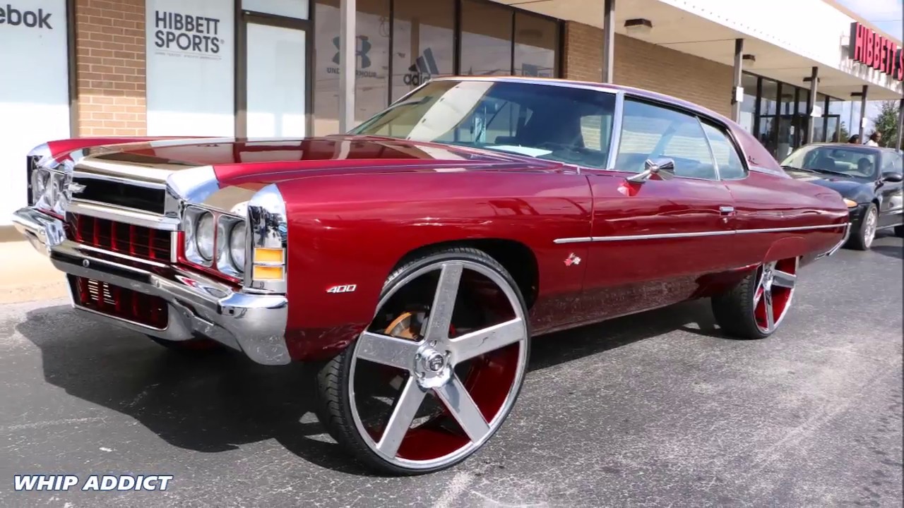 WhipAddict: Kandy Red 72' Chevy Impala on DUB Baller 28s by @Chatt_Town_Exclusives