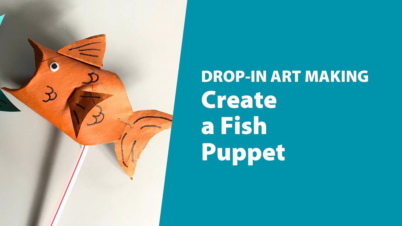 Make your own fish puppet - DIY
